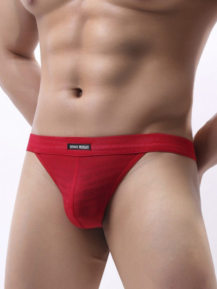 3-pack Men's Lace Obscure Embossed G-String Thong | dmunderwear detail image 9