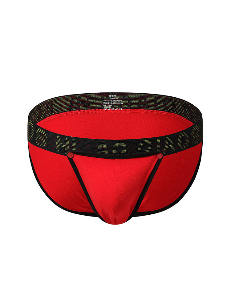 3 Pack Men's Large Pouch Button Waistband Briefs | dmunderwear