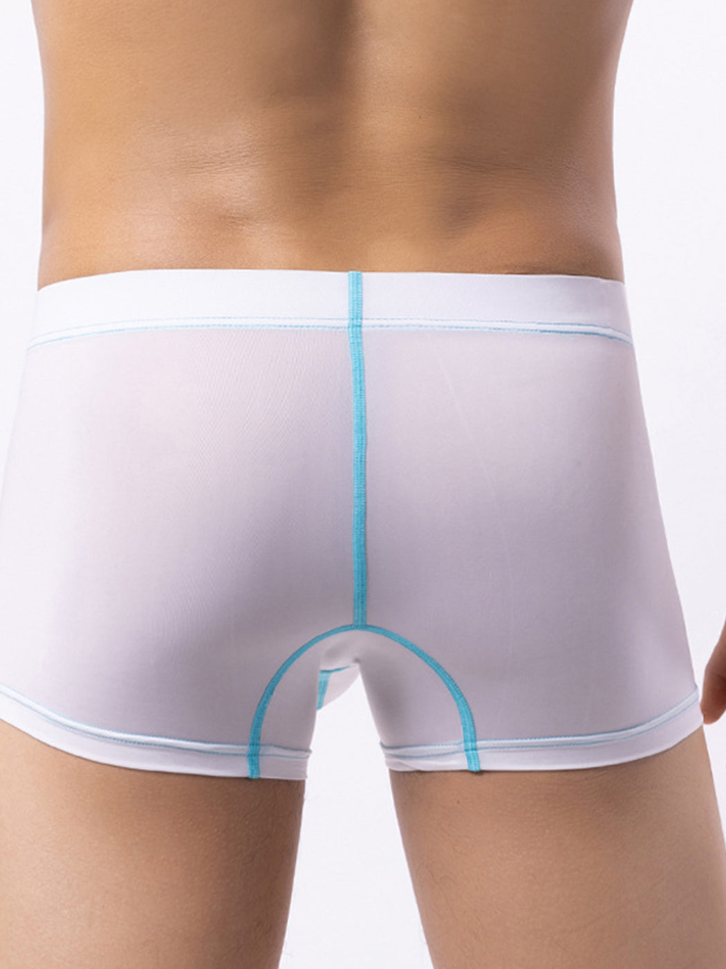 3 Pack Men's Large Pouch Contrast Binding Trunks | dmunderwear detail image 19