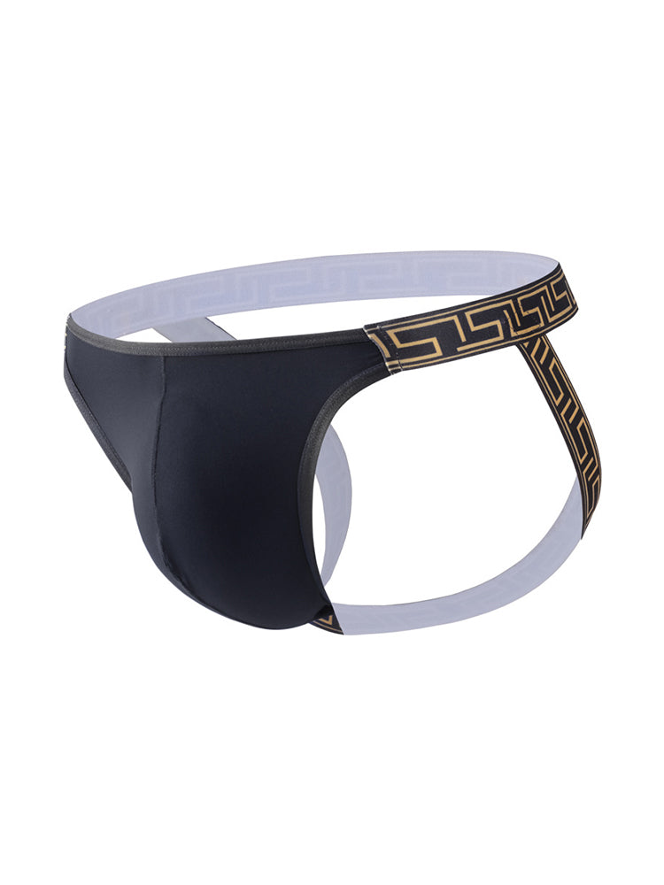 3 Pack Men's Large Pouch Low-Rise Sexy Jockstrap | dmunderwear detail image 13