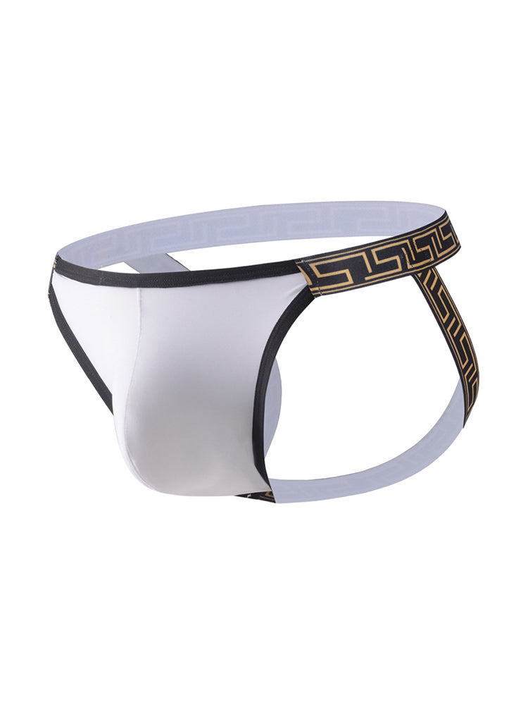 3 Pack Men's Large Pouch Low-Rise Sexy Jockstrap | dmunderwear detail image 14