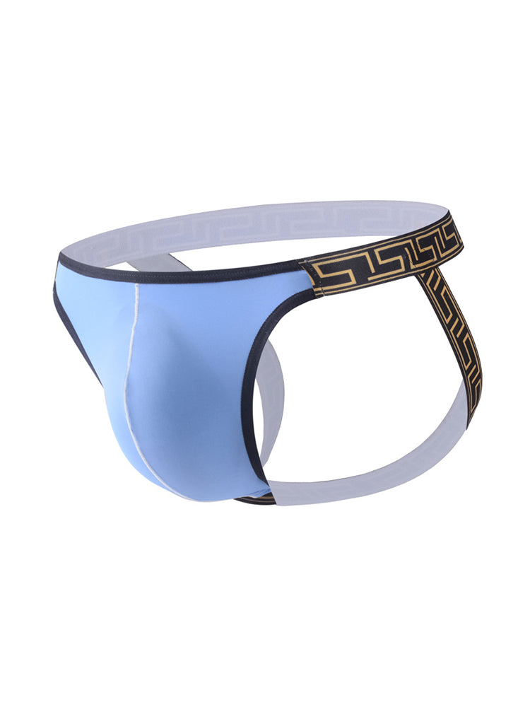 3 Pack Men's Large Pouch Low-Rise Sexy Jockstrap | dmunderwear detail image 15