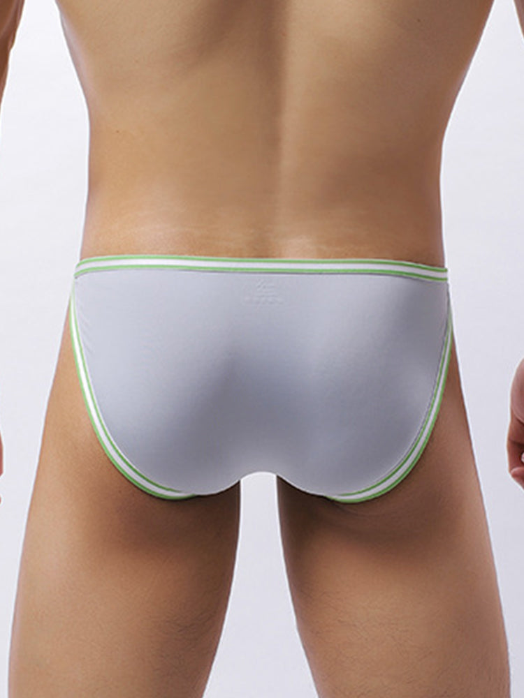 3 Pack Men's Large Pouch Sporty Breathable Seamless Comfort Bikinis | dmunderwear detail image 15