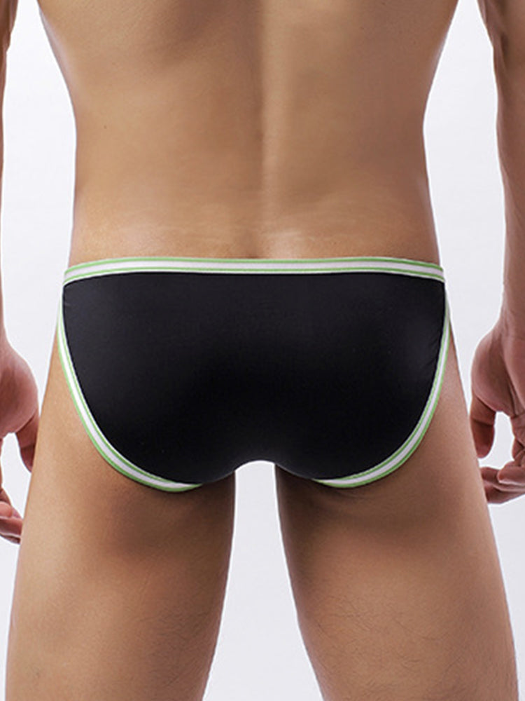 3 Pack Men's Large Pouch Sporty Breathable Seamless Comfort Bikinis | dmunderwear detail image 9