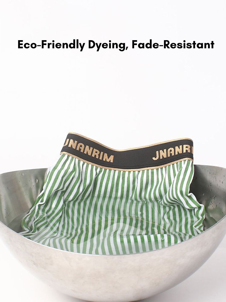 3 Pack Men's Loose-Fit Striped Design Stylish Premium Cotton Boxer Shorts | dmunderwear detail image 7