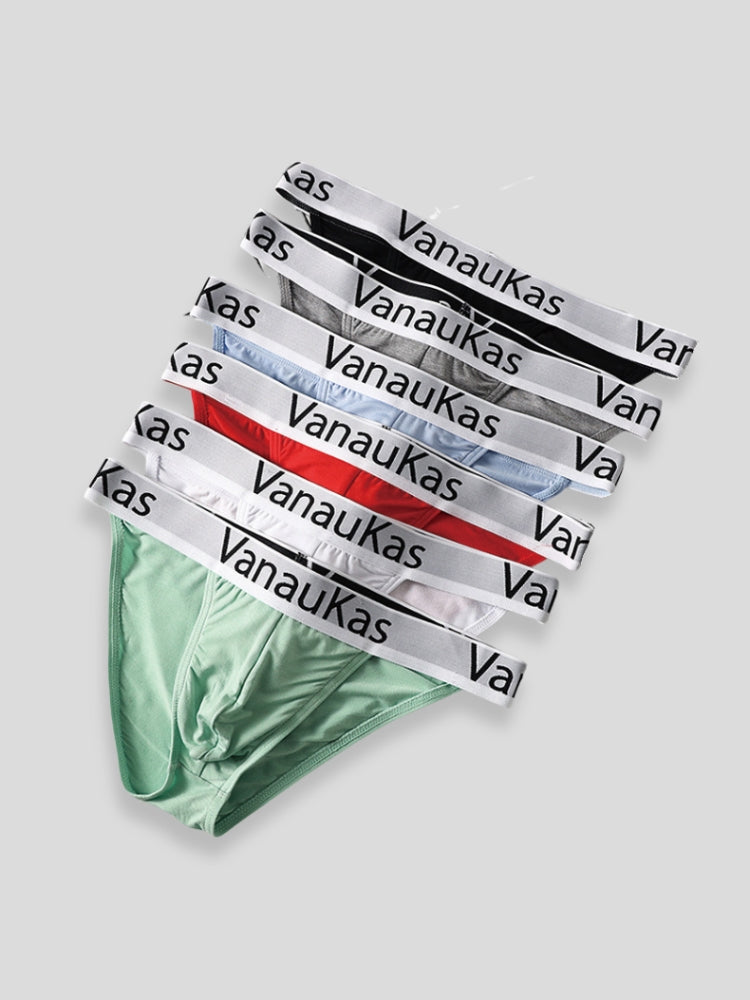 3 Pack Men's Low-Rise Anti-Chafing Sexy Stretch Fit Briefs | dmunderwear detail image 15