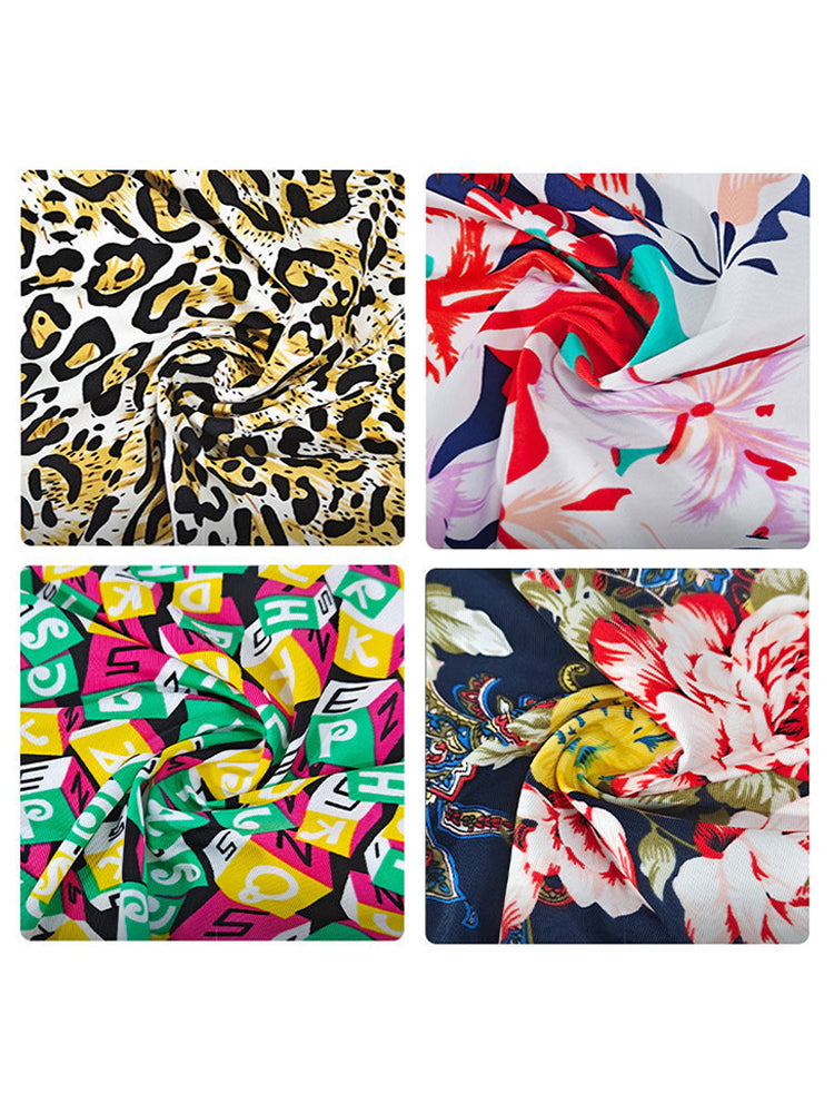 3 Pack Men's Low-Rise Breathable Ice Silk Print Sexy U-Pouch Thongs | dmunderwear detail image 13