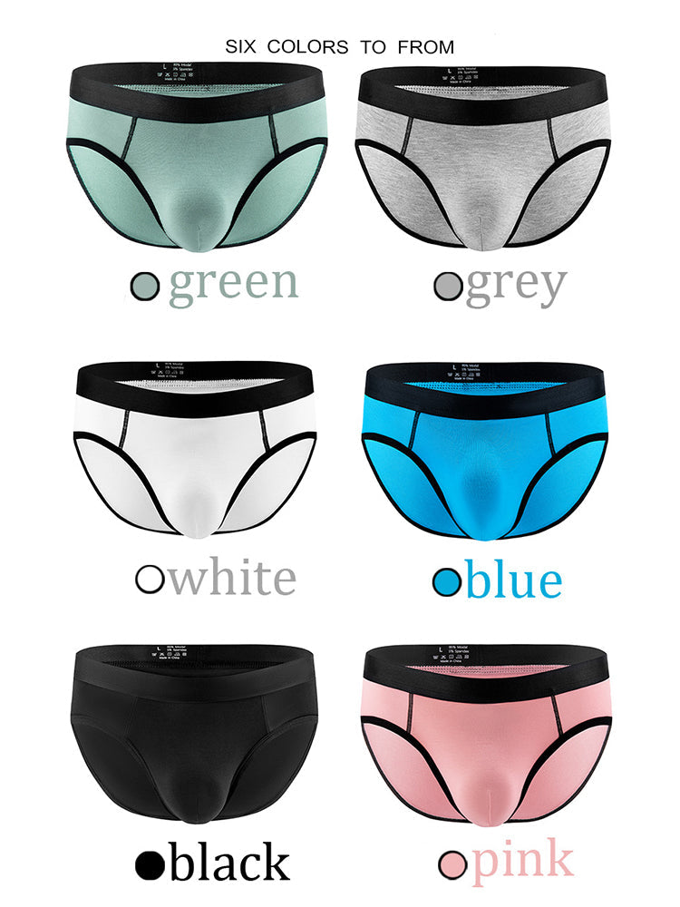 3-pack Men's Low-rise Compartment Lift Independent Pouch Briefs | dmunderwear detail image 13