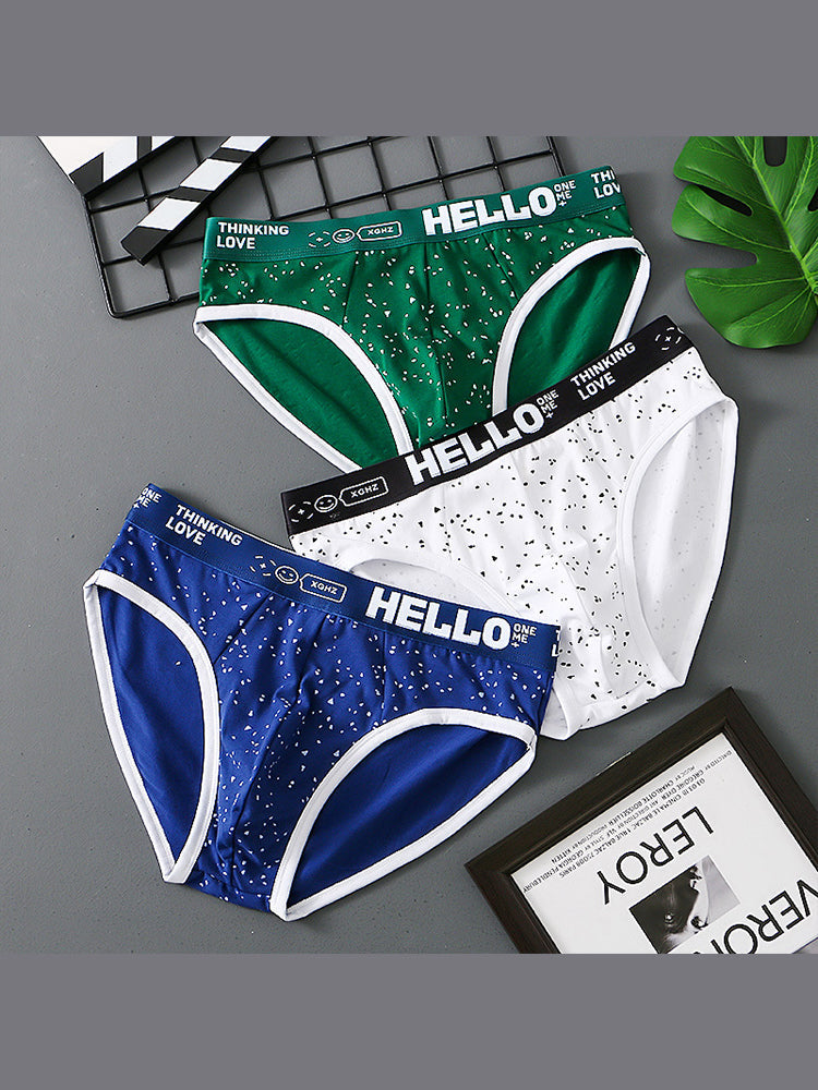 3 Pack Men's Low-Rise Cotton Briefs | dmunderwear detail image 12