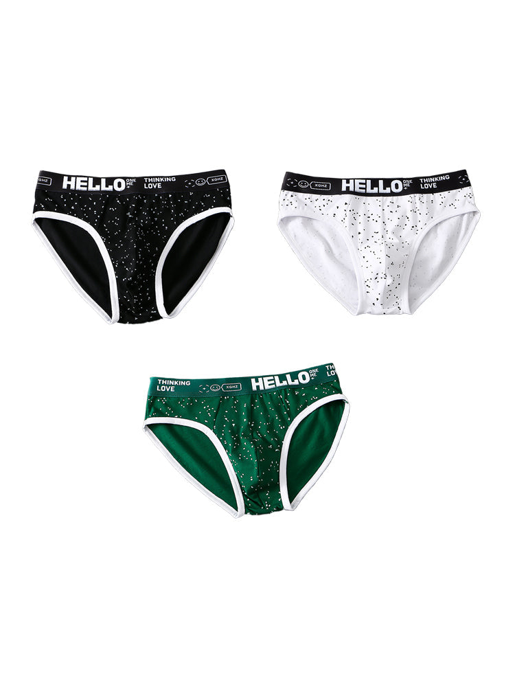 3 Pack Men's Low-Rise Cotton Briefs | dmunderwear detail image 2
