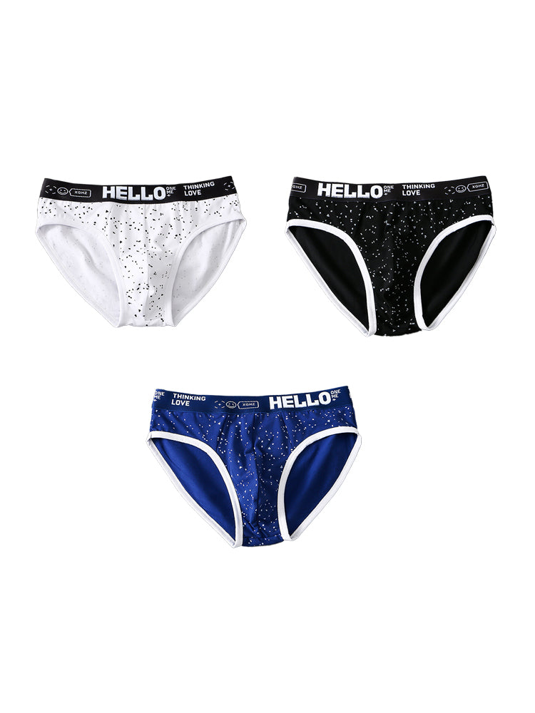 3 Pack Men's Low-Rise Cotton Briefs | dmunderwear detail image 20
