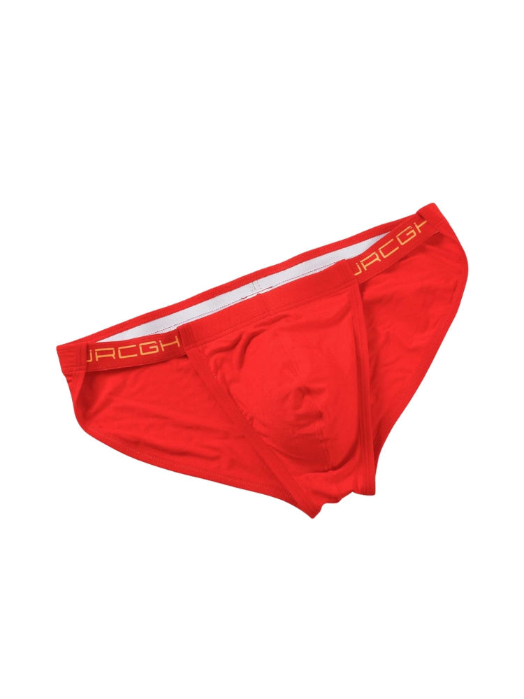 3 Pack Men's Low-Rise High Cut Sexy Supportive U-Pouch Bikini | dmunderwear detail image 15