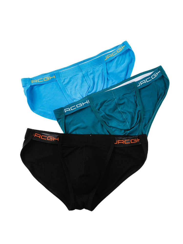 3 Pack Men's Low-Rise High Cut Sexy Supportive U-Pouch Bikini | dmunderwear detail image 19