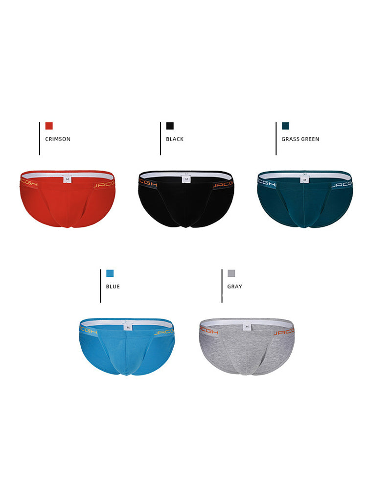 3 Pack Men's Low-Rise High Cut Sexy Supportive U-Pouch Bikini | dmunderwear detail image 20