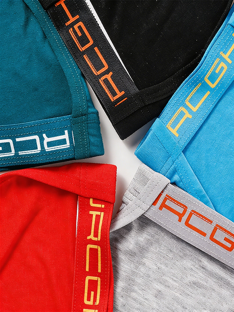 3 Pack Men's Low-Rise High Cut Sexy Supportive U-Pouch Bikini | dmunderwear detail image 8