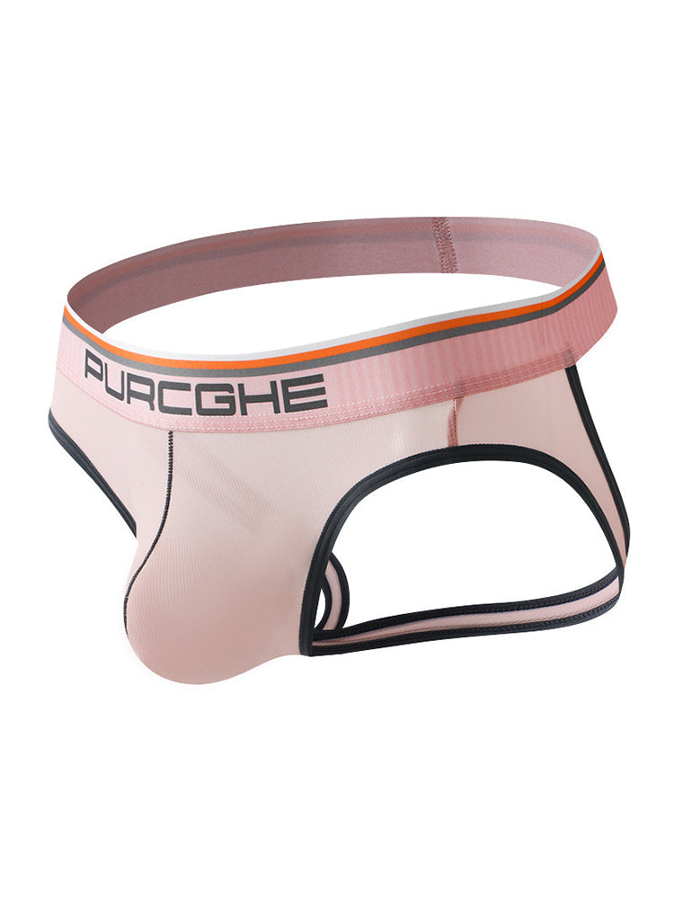 3 Pack Men's Low-Rise Ice Silk Jockstrap | dmunderwear