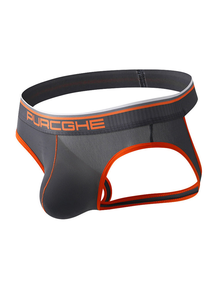 3 Pack Men's Low-Rise Ice Silk Jockstrap | dmunderwear detail image 13