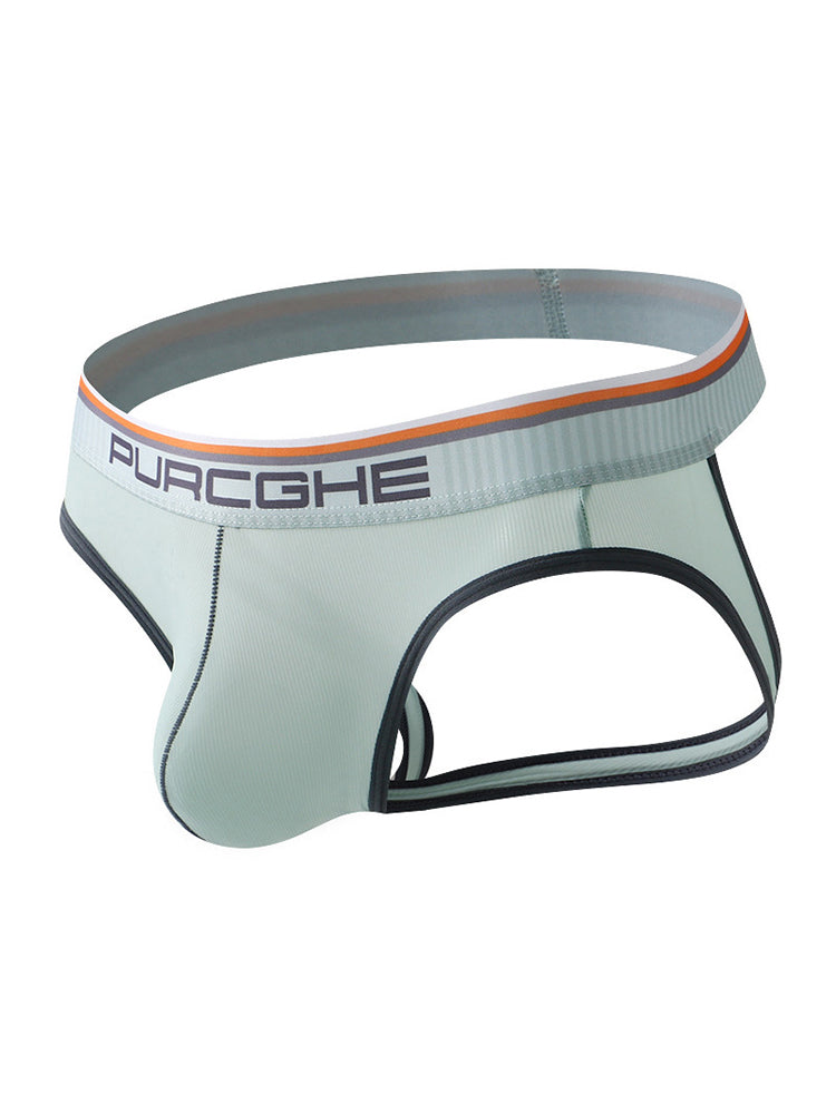 3 Pack Men's Low-Rise Ice Silk Jockstrap | dmunderwear detail image 15