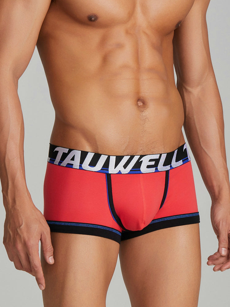 3 Pack Men's Low-Rise Premium Cotton Seamless Comfort Stretch Fit Trunks | dmunderwear detail image 19