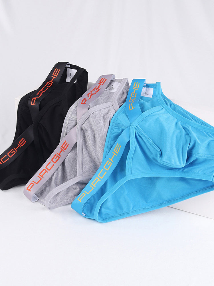 3 Pack Men's Low-Rise Sexy Hollow-Out Bikinis | dmunderwear detail image 10