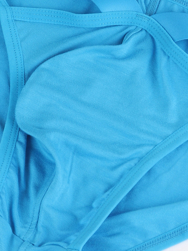 3 Pack Men's Low-Rise Sexy Hollow-Out Bikinis | dmunderwear detail image 4