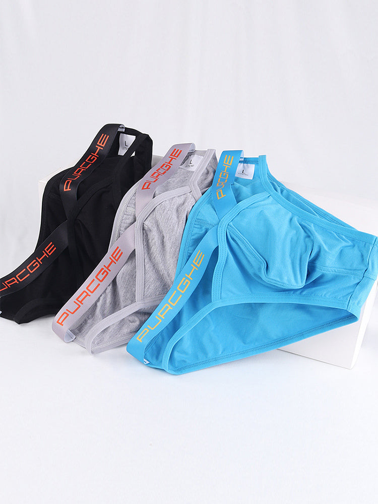 3 Pack Men's Low-Rise Sexy Hollow-Out Bikinis | dmunderwear detail image 9