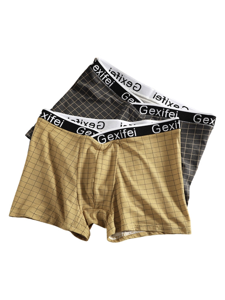 3 Pack Men's Low-Rise V-Shape Waistband Trendy Loose Fit High-Stretch Trunks | dmunderwear detail image 11