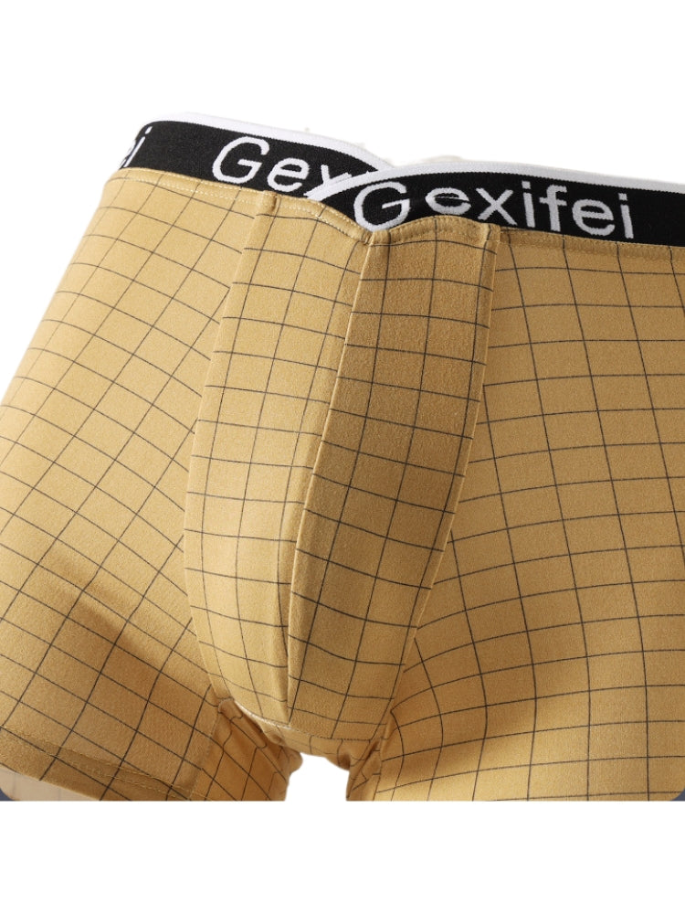 3 Pack Men's Low-Rise V-Shape Waistband Trendy Loose Fit High-Stretch Trunks | dmunderwear detail image 7