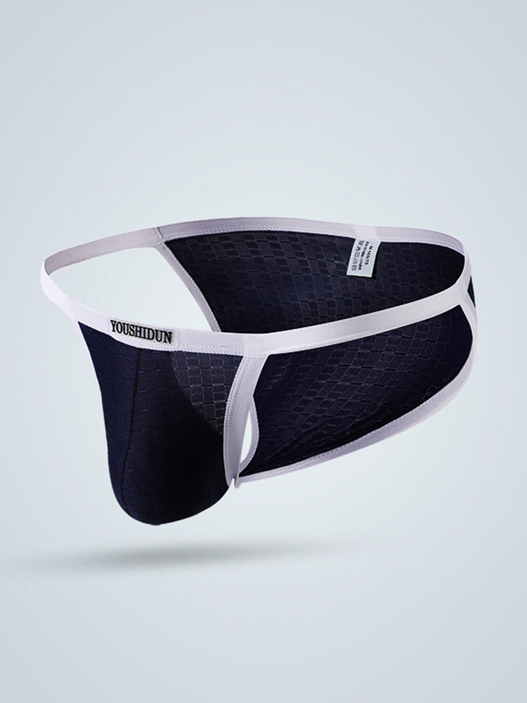3-pack Men's Low Waist Sexy Narrow Hem Breathable Briefs | dmunderwear detail image 13