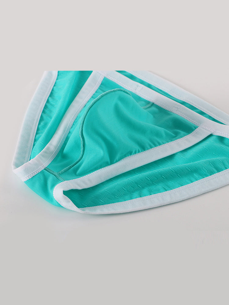 3-pack Men's Low Waist Sexy Narrow Hem Breathable Briefs | dmunderwear detail image 7