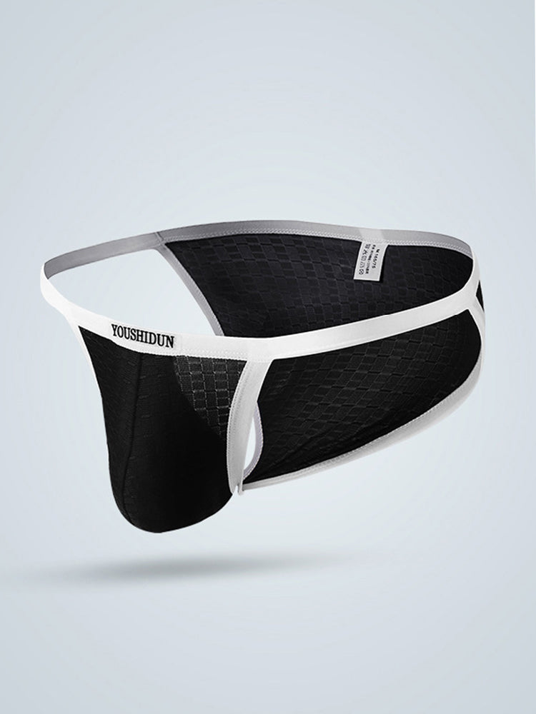 3-pack Men's Low Waist Sexy Narrow Hem Breathable Briefs | dmunderwear detail image 9