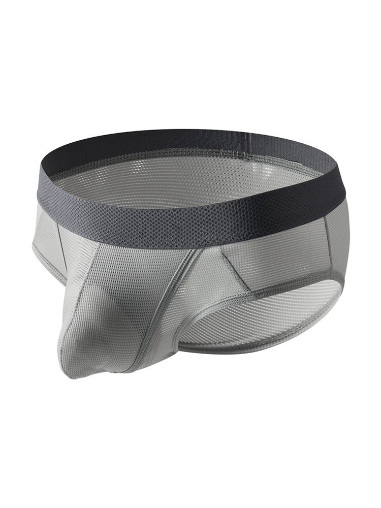 3 Pack Men's Low-Rise Mesh Briefs with Breathable Support & Convenience Fly | dmunderwear