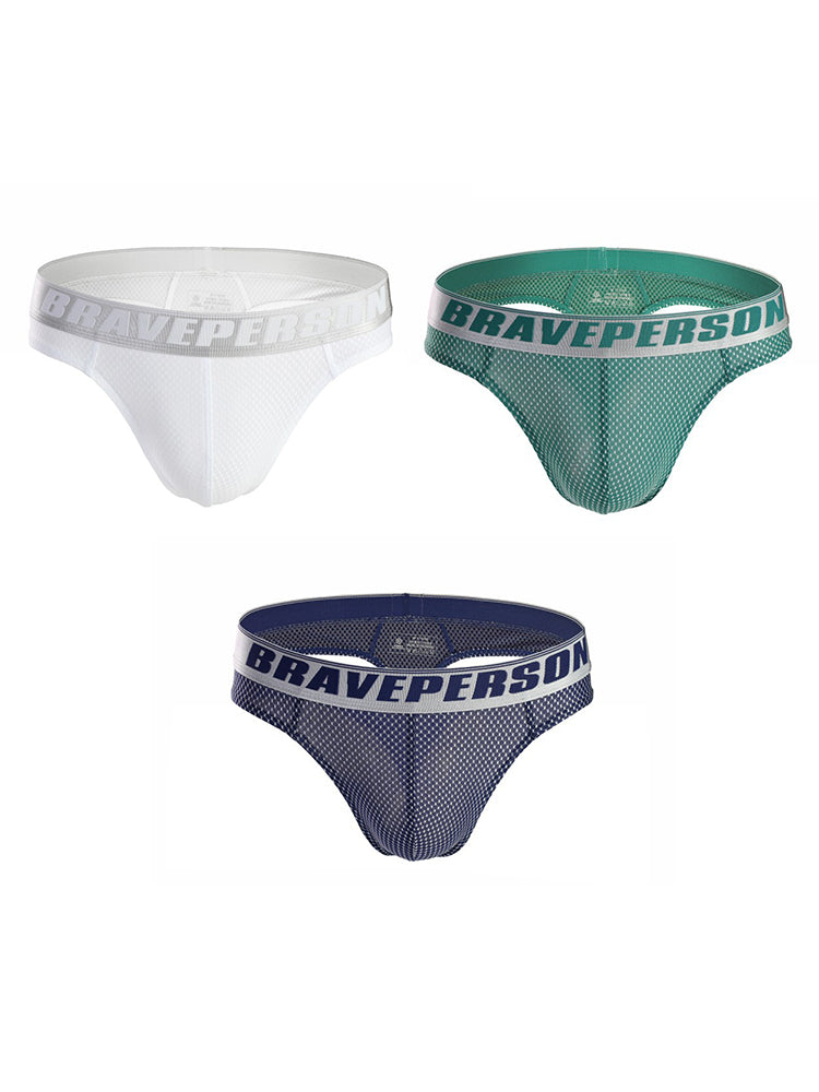 3-pack Men's Mesh Quick-dry Thongs | dmunderwear detail image 2