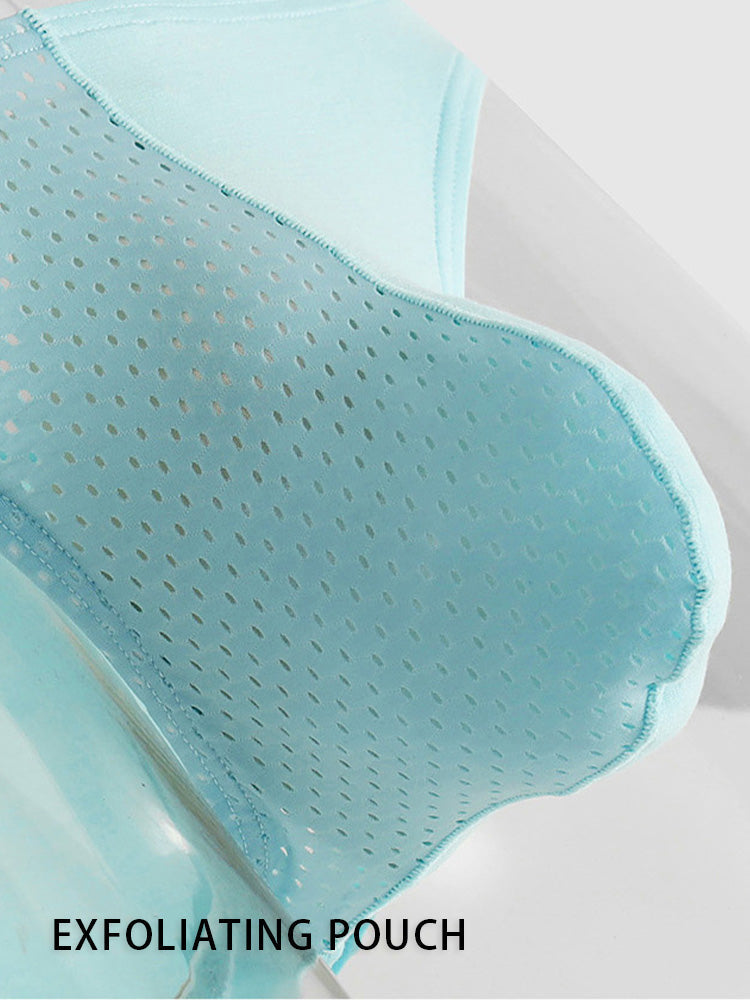 3 Pack Men's Mesh Sexy Low Waist Big Pouch Briefs | dmunderwear detail image 7