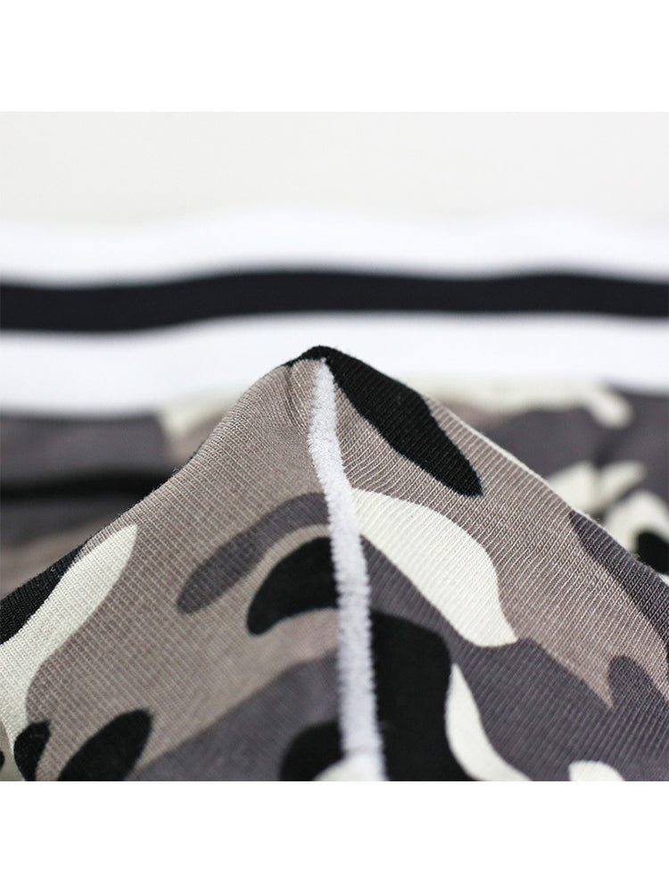 3 Pack Men's Mid-Rise Breathable Soft Cotton Camouflage Stretch Fit Bikini | dmunderwear detail image 19