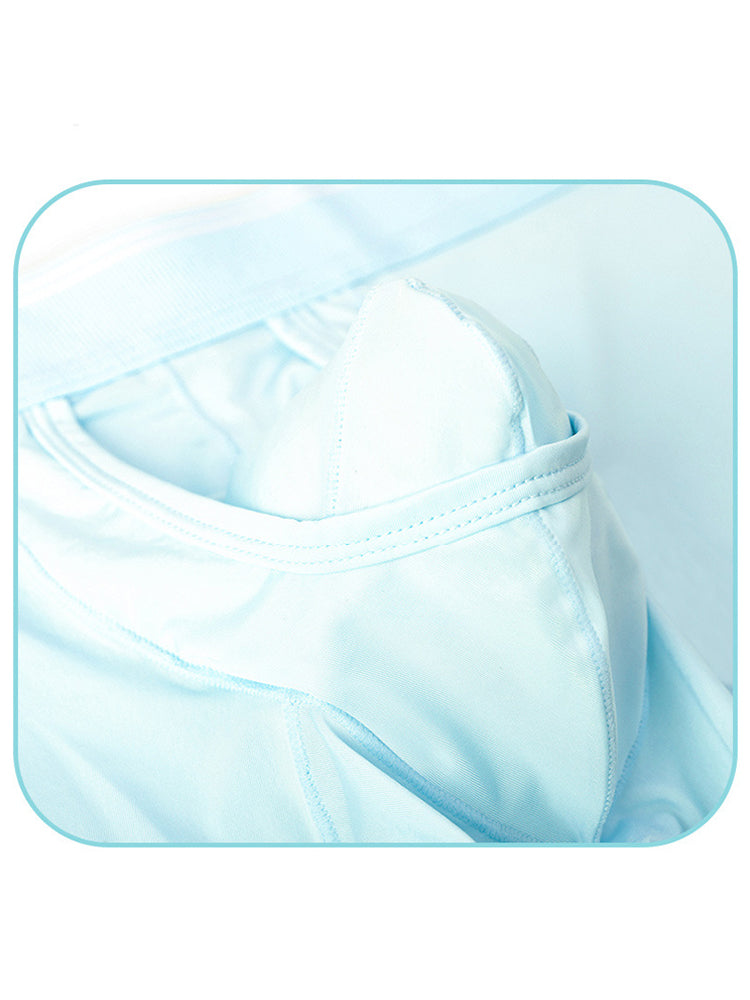 3 Pack Men's Mid-Rise Separation Breathable Elastic Trunks | dmunderwear detail image 9