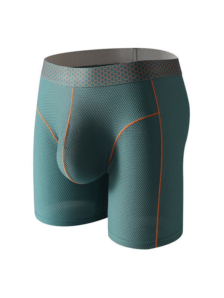 3 Pack Men's Mid-Rise Sporty Cut Full Coverage Anti-Chafing Odor-Control Midway Briefs | dmunderwear detail image 12