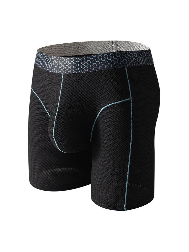 3 Pack Men's Mid-Rise Sporty Cut Full Coverage Anti-Chafing Odor-Control Midway Briefs | dmunderwear detail image 14