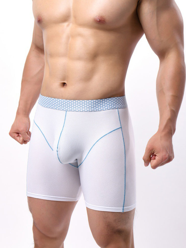3 Pack Men's Mid-Rise Sporty Cut Full Coverage Anti-Chafing Odor-Control Midway Briefs | dmunderwear detail image 3