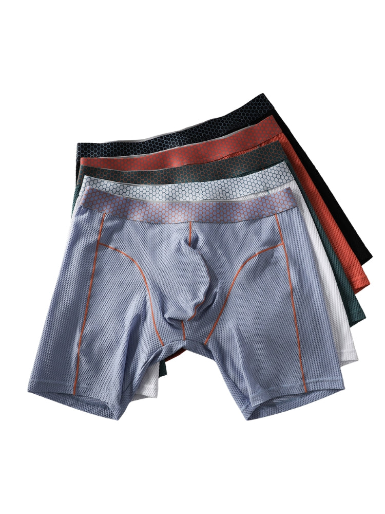 3 Pack Men's Mid-Rise Sporty Cut Full Coverage Anti-Chafing Odor-Control Midway Briefs | dmunderwear detail image 6