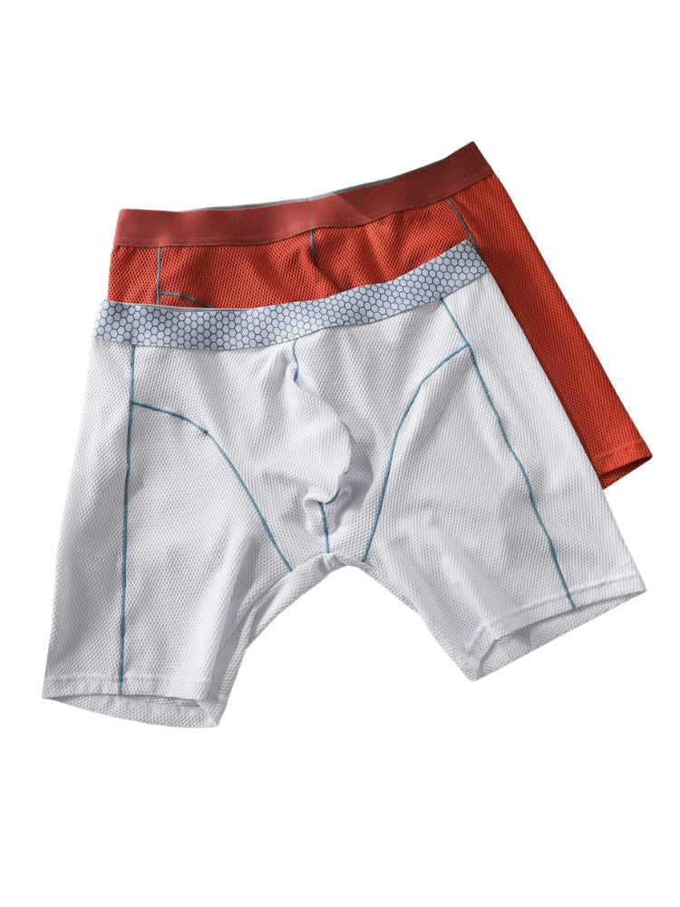 3 Pack Men's Mid-Rise Sporty Cut Full Coverage Anti-Chafing Odor-Control Midway Briefs | dmunderwear detail image 8