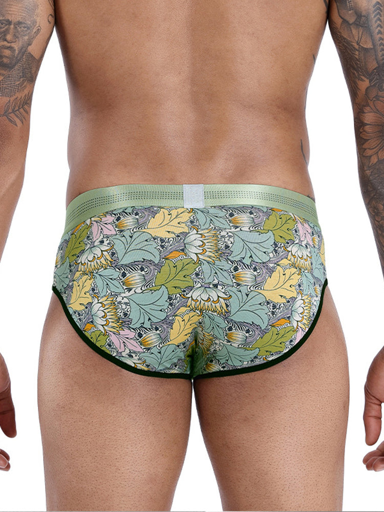 3 Pack Men's Mid-Rise Stay-Put Fit Skin-Friendly Breathable Briefs & Trunks | dmunderwear detail image 11