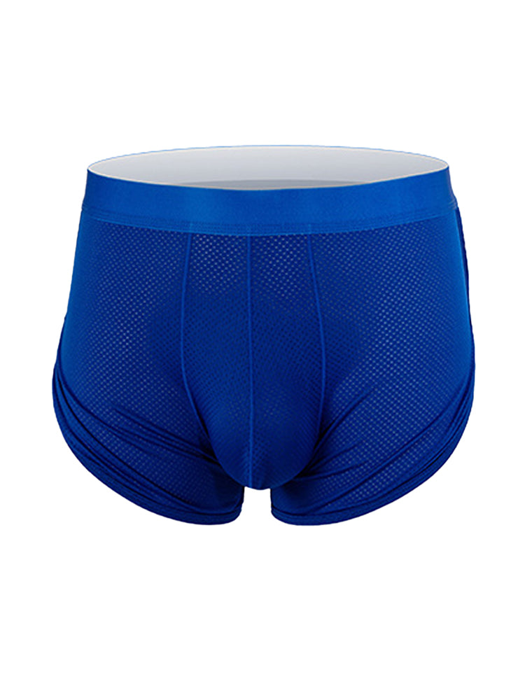 3 Pack Men's Mid Waist Breathable Mesh Home Aloha Boxers | dmunderwear