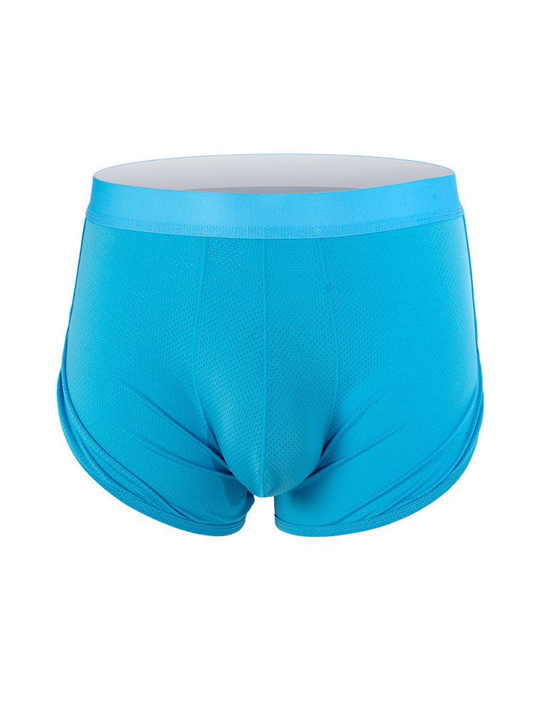 3 Pack Men's Mid Waist Breathable Mesh Home Aloha Boxers | dmunderwear detail image 20