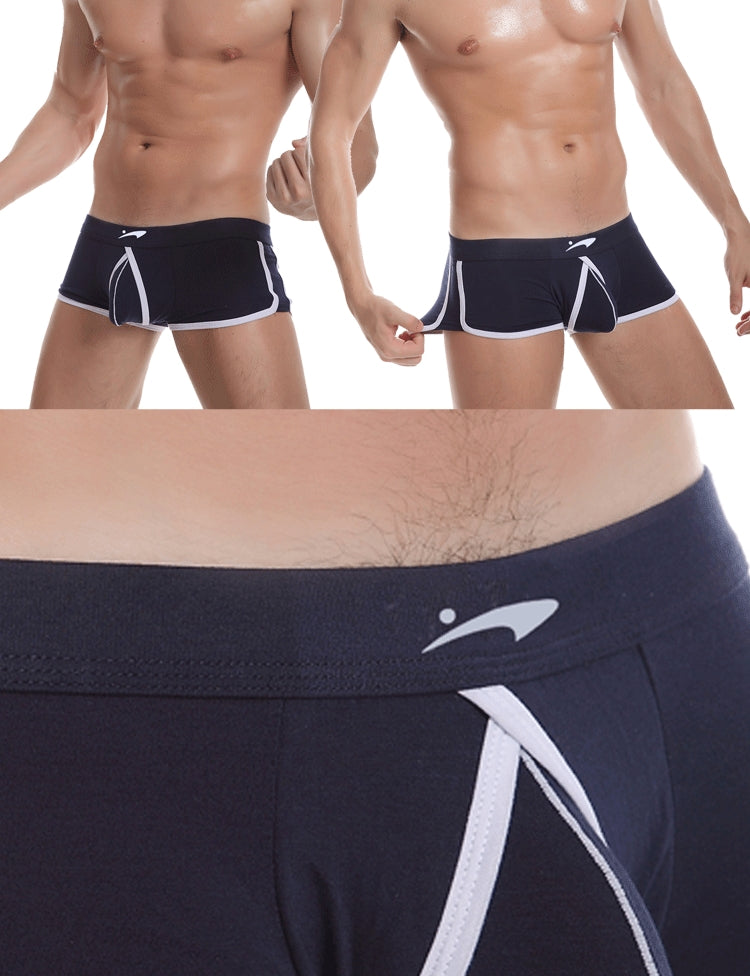 3 Pack Men's Modal U-convex Large Pouch Breathable Trunks | dmunderwear detail image 10