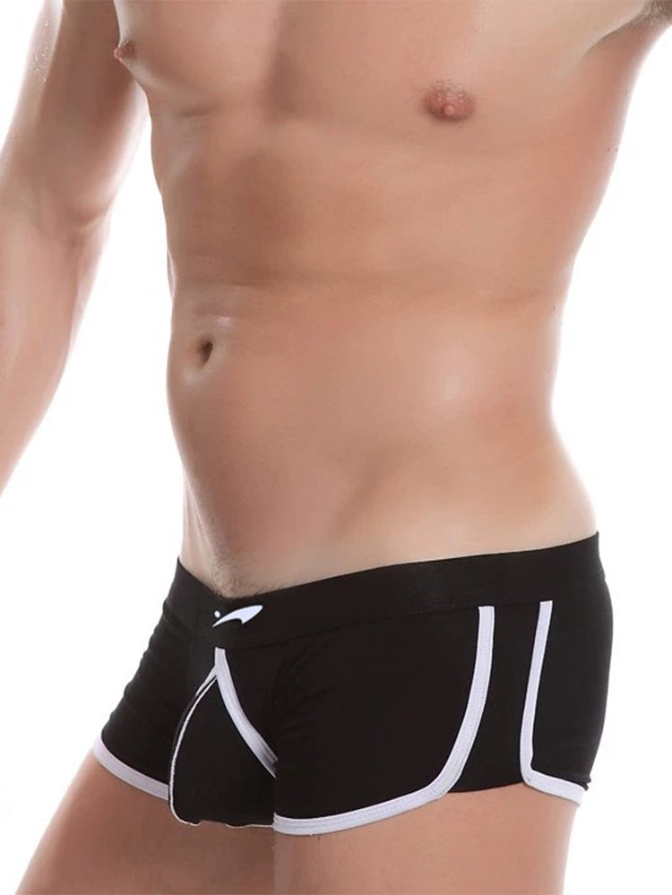 3 Pack Men's Modal U-convex Large Pouch Breathable Trunks | dmunderwear detail image 11