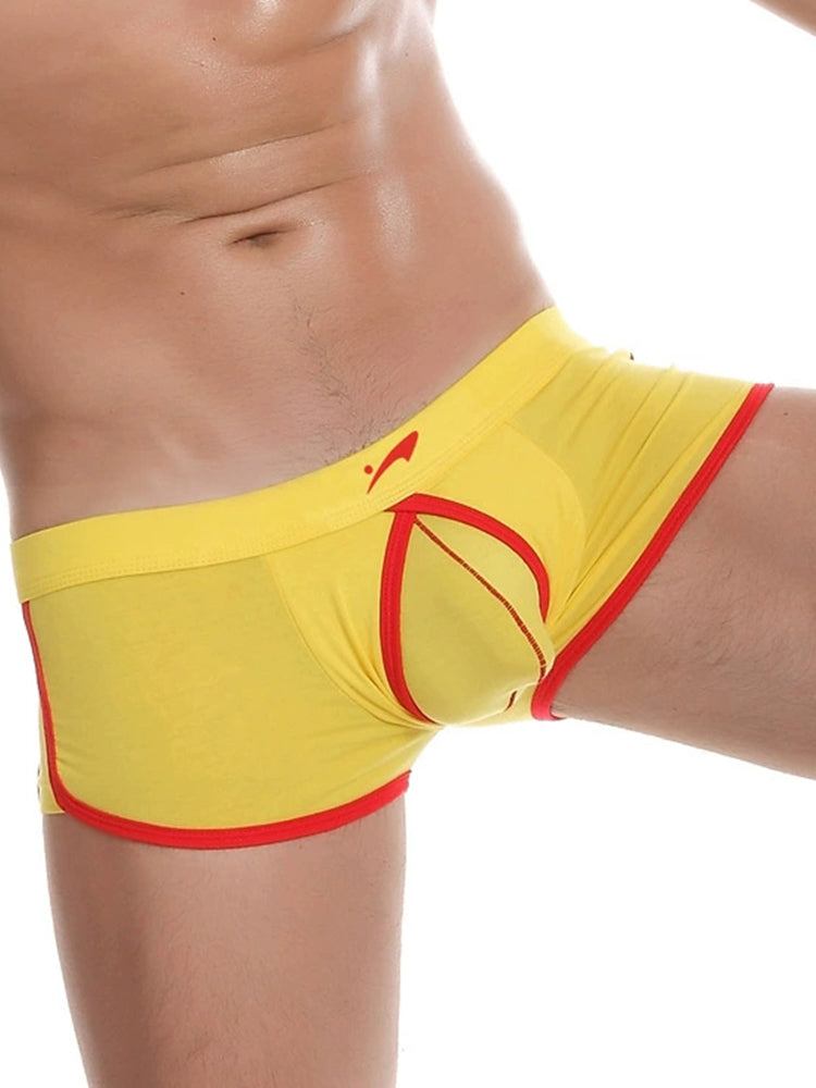 3 Pack Men's Modal U-convex Large Pouch Breathable Trunks | dmunderwear detail image 14