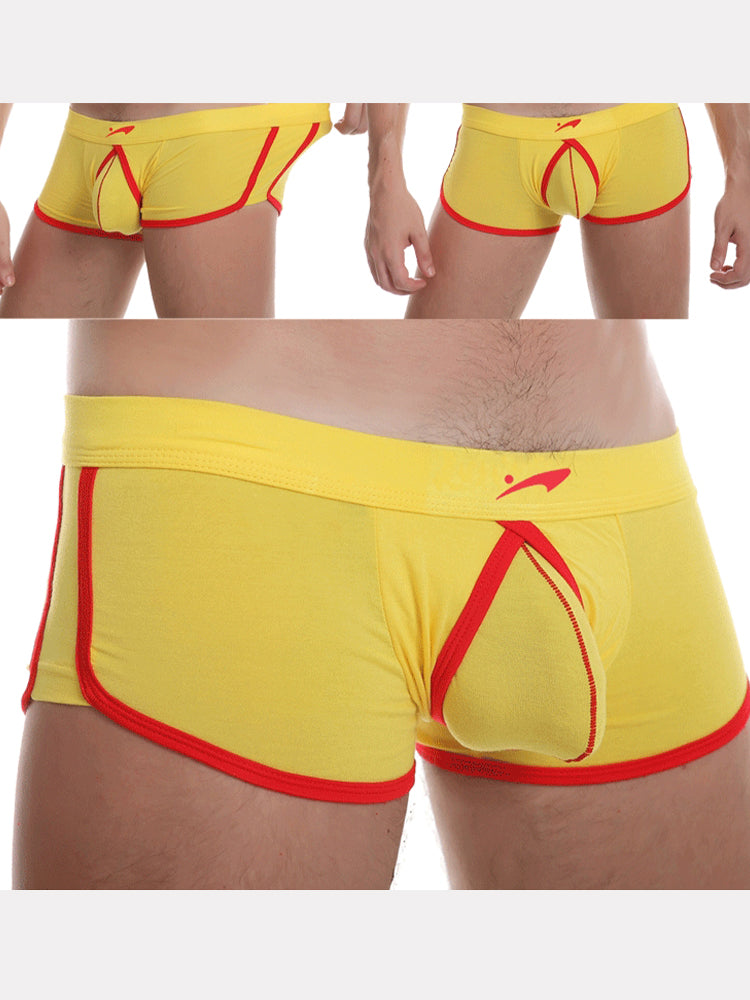 3 Pack Men's Modal U-convex Large Pouch Breathable Trunks | dmunderwear detail image 15
