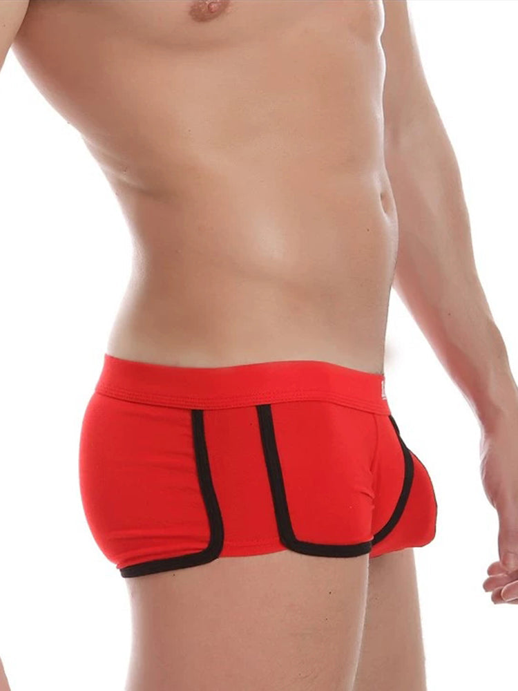 3 Pack Men's Modal U-convex Large Pouch Breathable Trunks | dmunderwear detail image 6