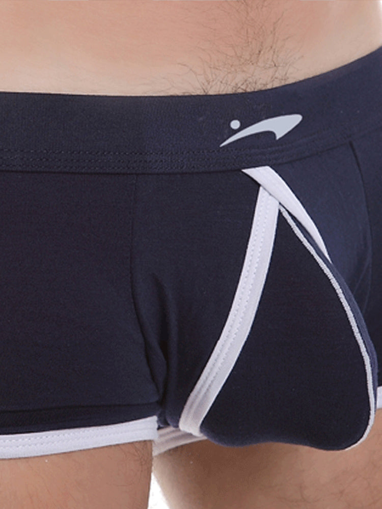3 Pack Men's Modal U-convex Large Pouch Breathable Trunks | dmunderwear detail image 9